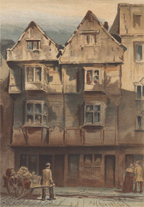 Old Houses, Wych Street, End of Drury Lane